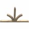 Ekena Millwork Richland Rough Sawn Timber Gable Bracket, Douglas Fir, 72"W x 48"H x 4"D x 4"F, 16/12 Pitch GBW072X48X0404RIC00RDF - alternate 4